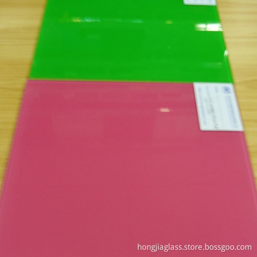 6+6 Clear Laminated Glass with Green Color